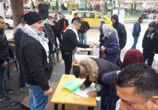 حملة توقيع على رفض صفقة القرن في نابلس