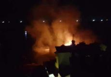 طائرات الاحتلال تقصف ميناء غزة