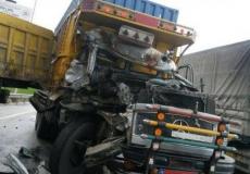 إصابة مواطن في حادث سير وقع بالقرب من مفرق يوكنعام