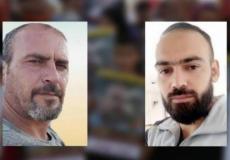  الأسيرين المضربين عن الطعام مصعب الهندي وأحمد زهران