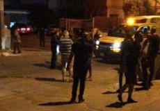 مكان حادث الدراجة النارية بأم القطف