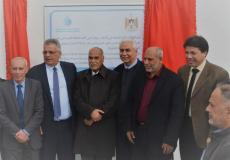 افتتاح خزاني مياه في مدينة دير البلح ومخيم النصيرات