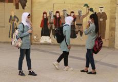 طالبات في إحدى مدارس مدينة رام الله