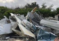 هدم في جسر الزرقاء، صباح اليوم