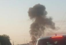 إضرام النيران في شاحنة عند مفرق الناعمة بشفا عمرو