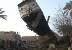 خروج قطار عن طريقه  ـ أرشيف 