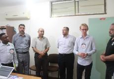 مديرية الخدمات الطبية العسكرية بغزة تستقبل وفدا من اللجنة الدولية للصليب الأحمر