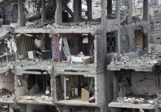 مباني مهدمة في غزة