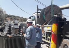 زيادة إمداد الكهرباء لقرية الجاروشية في طولكرم