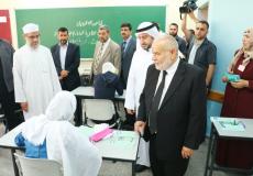 أحمد بحر يتفقد طلاب الثانوية العامة