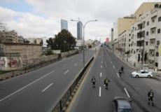 الأردن يعلن حظر تجول شامل في محافظتين