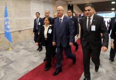 الحمدالله خلال مشاركته في المؤتمر الوزاري الاستثنائي للأونروا