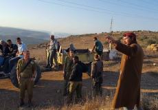 مستوطنون يحاولون الاستيلاء على قمة جبل صبيح جنوب نابلس - ارشيفية