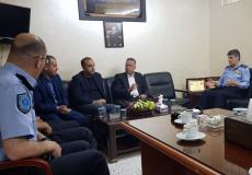 اللواء عطا لله يلتقي ممثلي الغرفة التجارية وبلدية الخليل