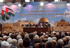 الدورة الثالثة والعشرين من المجلس الوطني الفلسطني التي انطلقت أمس في مدينة رام الله