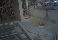 انهيار سقايل فى ورشة بناء ببيتح تكفا