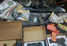 ضبط العاب ومفرقعات ممنوعة في جنين - توضيحية