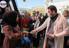 وزيرة الصحة تتفقد إجراءات مواجهة كورونا على معبر الكرامة