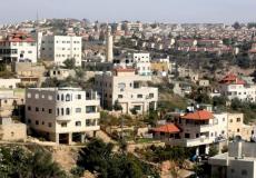 بلدة بيت اكسا شمال غرب مدينة القدس المحتلة