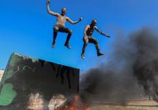  اللواء أبو نعيم يتفقد دورة المستجدين بمديرية التدريب في غزة