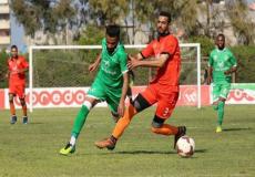 مباراة من بطولة الدوري في غزة - ارشيف