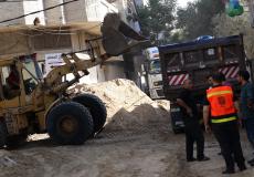 بلدية غزة تشرع بتطوير منطقة سكنية في حي الشيخ رضوان