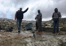 هدم منزل المواطن أحمد عبيدات 