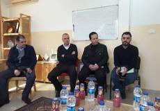 جانب من زيارة محافظ غزة إبراهيم أبو النجا لمقر الإغاثة الزراعية