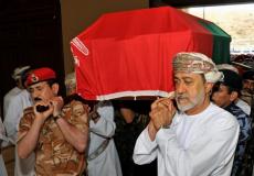هيثم بن طارق سلطان عمان الجديد خلال تشييع السلطان قابوس