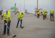 مبادرة كريم لتنظيف شاطئ غزة
