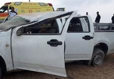 حادث بين مركبتين قرب الليقة