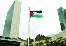 علم فلسطين في الامم المتحدة- أرشيفية
