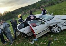 حادث السير شمال قلقيلية