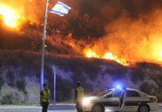 حريق في اسرائيل