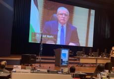 المالكي خلال مشاركته باجتماع في اجتماعات جمعية الدول الأعضاء في المحكمة الجنائية الدولية