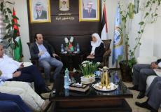 لقاء وزيرة شؤون المرأة مع وفد من فضائية القدس التعليمية