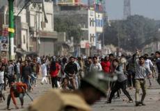 الهند: مقتل 5 أشخاص وإصابة 90 باشتباكات عنيفة بين الشرطة ومتظاهرين