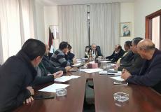 اجتماع لوزارة النقل والمواصلات في رام الله