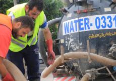  أعمال تنظيف وتعزيل لبركة عسقولة