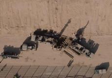 صورة من النفق الذي اكتشفه جيش الاحتلال على حدود غزة