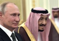 الرئيس الروسي فلاديمير بوتين و العاهل السعودي الملك سلمان