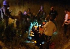 مكان عملية الدهس قرب مستوطنة حفات جلعادغرب نابلس