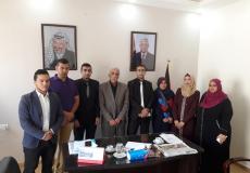 لقاء بين محافظ غزة والهيئة التأسيسية لمركز لأجل فلسطين الشبابي