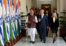 نتنياهو خلال زيارته للهند