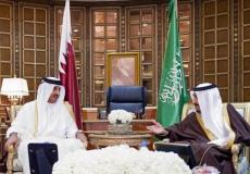 العاهل السعودي الملك سلمان والأمير القطري تميم بن حمد آل ثاني - أرشيفية