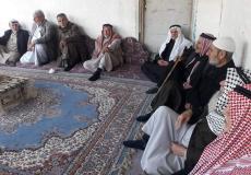 التواصل الجماهيري يزور كبير عائلة شعت برفح