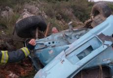 إصابة في حادث سير قرب يانوح- جث