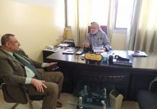 النائب سلامة ورئيس بلدية المغازي