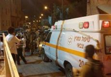 اصابة  شابين  في شجار عائلي بمدينة اللد المحتلة 