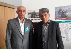 أبو نحل يجتمع مع رئيس لجنة فلسطين في البرلمان الأوروبي